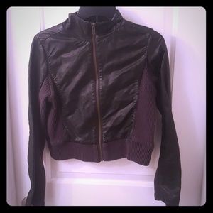 Faux Leather Jacket